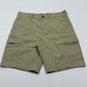 Tommy Bahama Relax Cargo Shorts 35" Mens 34 Tan‎ Tencel Cotton Pockets Casual